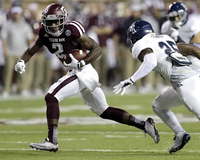 AgKnocks's tweet photo. Top 5 Aggies That Could’ve Been Great

1. Speedy Noil
2. Demond Demas
3. Leveon Moss
4. Kyle Allen
5. Sam Salz

Who’d we miss? https://t.co/iFdRVVAABl