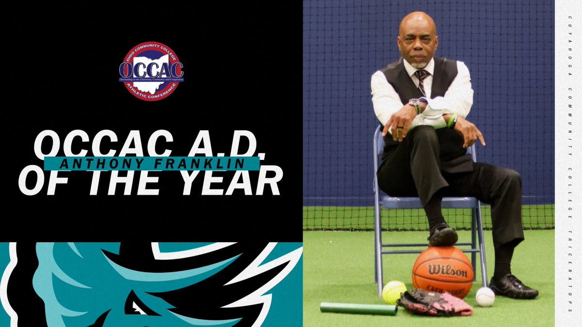 TriCAthletics's tweet photo. He's the best in the business! Anthony Franklin is the OCCAC Athletic Director of the Year!

Franklin's leadership led to:
🏆 3 OCCAC Championships
🏆 18 All-OCCAC Athletes
🏆 5 Player of the Year honorees
🏆 2 Coach of the Year awards

📰: https://t.co/fKjuH5FrGK

#WeAreTriC https://t.co/pdOBU8kEQ0