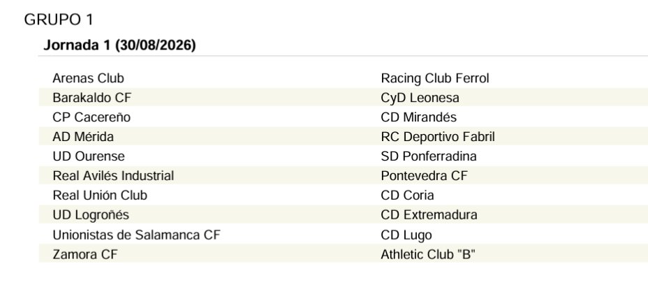 GolSinVAR's tweet photo. OFICIAL | Ya tenemos los calendarios oficiales de Primera Federación, 32 minutos más tarde de lo acordado por cierto.

Grupo 1: https://t.co/xNL2SlTFzB 

Grupo 2: https://t.co/A32pKJKhDW https://t.co/yESM0YJlJ9