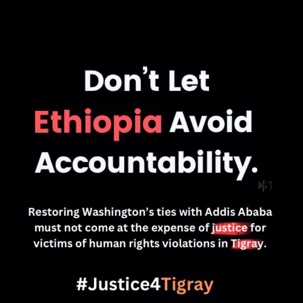 welduytbarek's tweet photo. 1/
The #Pretoria peace agreement, which ended the Tigray war, means the return of displaced people to their homes Dear
@Refugees @hrw @UN @UN_HRC @realDonaldTrump @UNHumanRights
The situation in Tigray no change still as it previous
#BringBackHomeTigrayRefugees 
. https://t.co/zRpbuLNl59