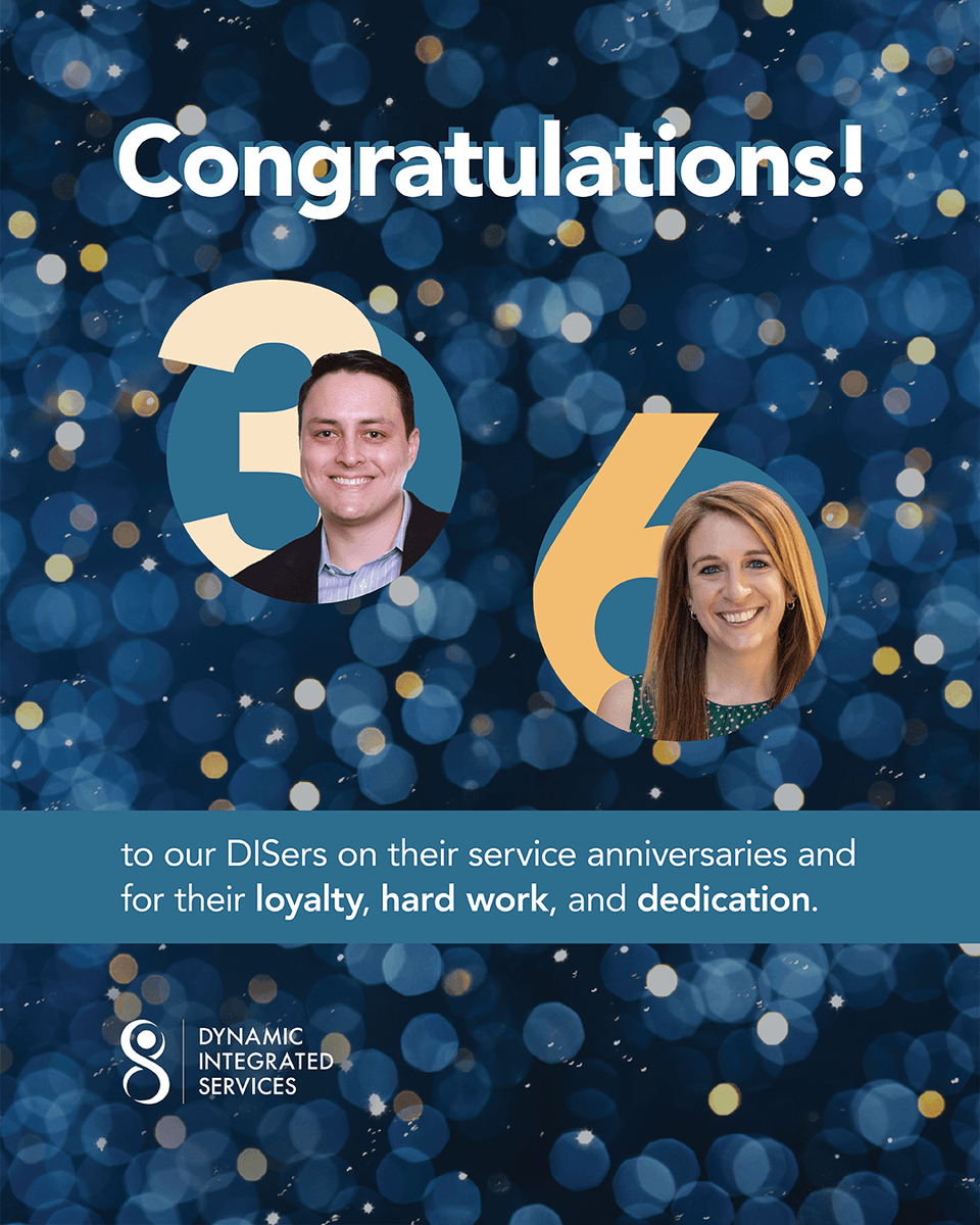 ConsultDIS's tweet photo. Happy DIS-iversary to Carly Sitton on 6 yrs and Darion Vallerga on 3 yrs with DIS! Thank you both for the talent, dedication, and positive energy you bring to our team. We're grateful you're part of the DIS story and can't wait to see what the years ahead hold. Cheers! 💙🧡 https://t.co/p4jEIfjSP6