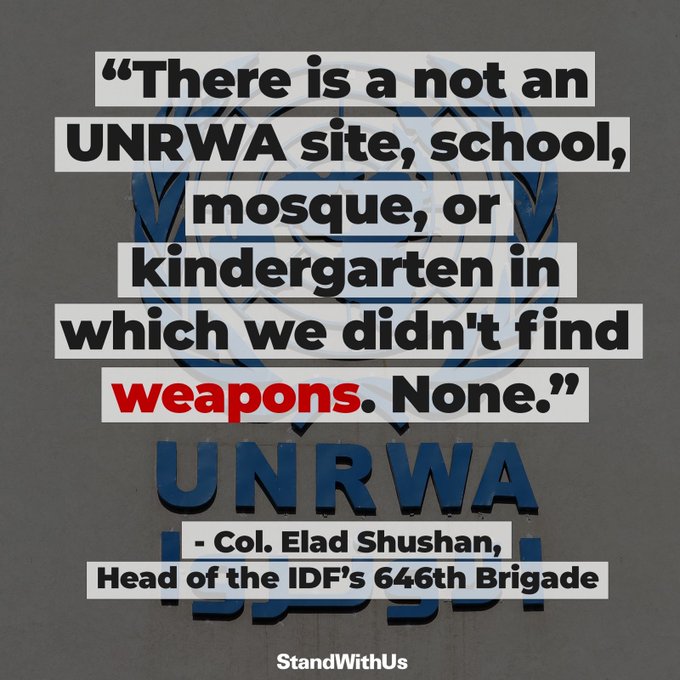 MarcHiltbrunner's tweet photo. @antonioguterres @UNRWA #ShitUNRWADoes @UNRWA & @UN
#StopSupportingTerrorism! https://t.co/TXKBAJSMXb