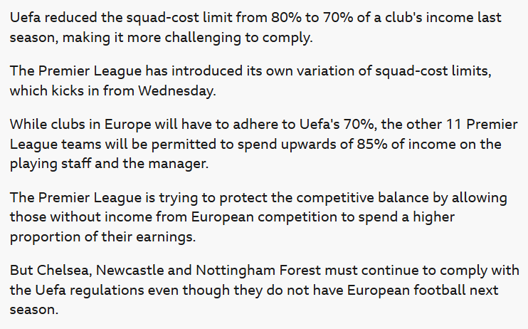 forestfocuspod's tweet photo. #NFFC have been fined £2.2m for breaching UEFA squad cost rules, report the BBC. However, crucially the report states the following... https://t.co/ckRfQO3zTc