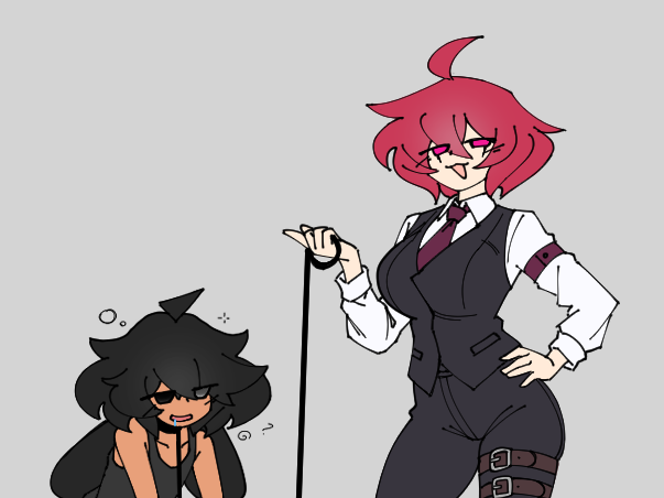 wootys_'s tweet photo. art trade with @Is_Nowhere77 =w=; https://t.co/0TDDHmmotp