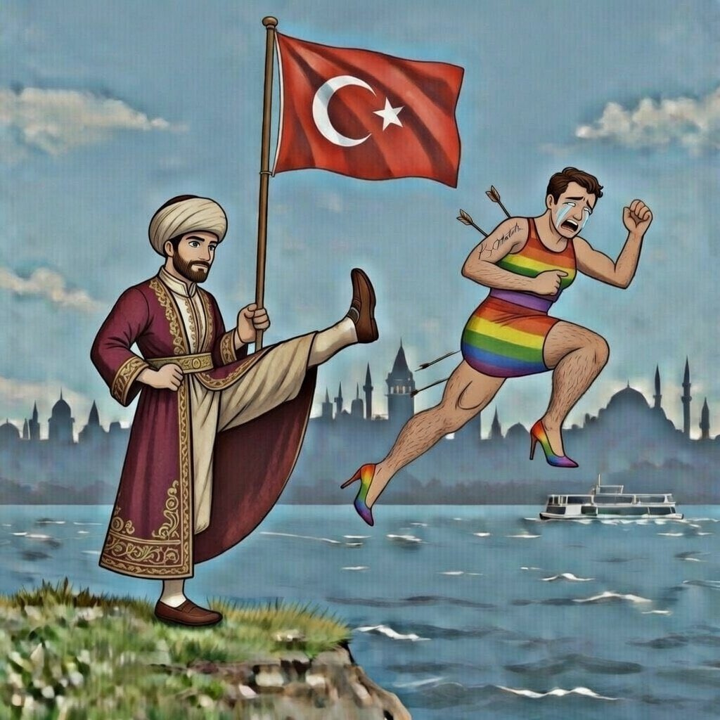 tugberk37's tweet photo. Bugün LGBT’ye tepkisiz kalırsak yarın bunlar pedofili içinde özgürlük isteyecektir.

Susma! LGBT sapkınlıktır. https://t.co/T9Y6TpYMR2