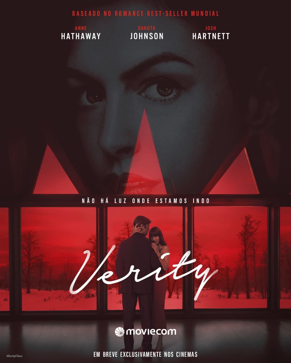 moviecom's tweet photo. A escuridão está à frente. 🩸
Com Anne Hathaway, Dakota Johnson e Josh Hartnett, #VerityFilme estreia em breve na Moviecom.
#Verity #CollenHoover #AnneHathaway #DakotaJohnson https://t.co/GejXhd4z4K