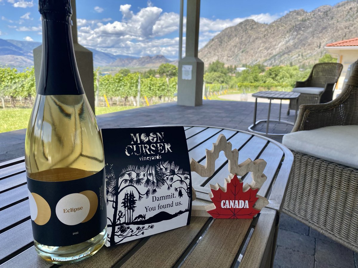 mooncurser's tweet photo. Canada Day marks the start of #SparklingWineWeek! Come celebrate Canada Day at Moon Curser in Osoyoos and enjoy…

🍷Complimentary Wine Tastings in Tasting Room for EVERYONE!

🎉Bonus wine pour = Eclipse 2022🥂
🔽 https://t.co/XviU5MMNym