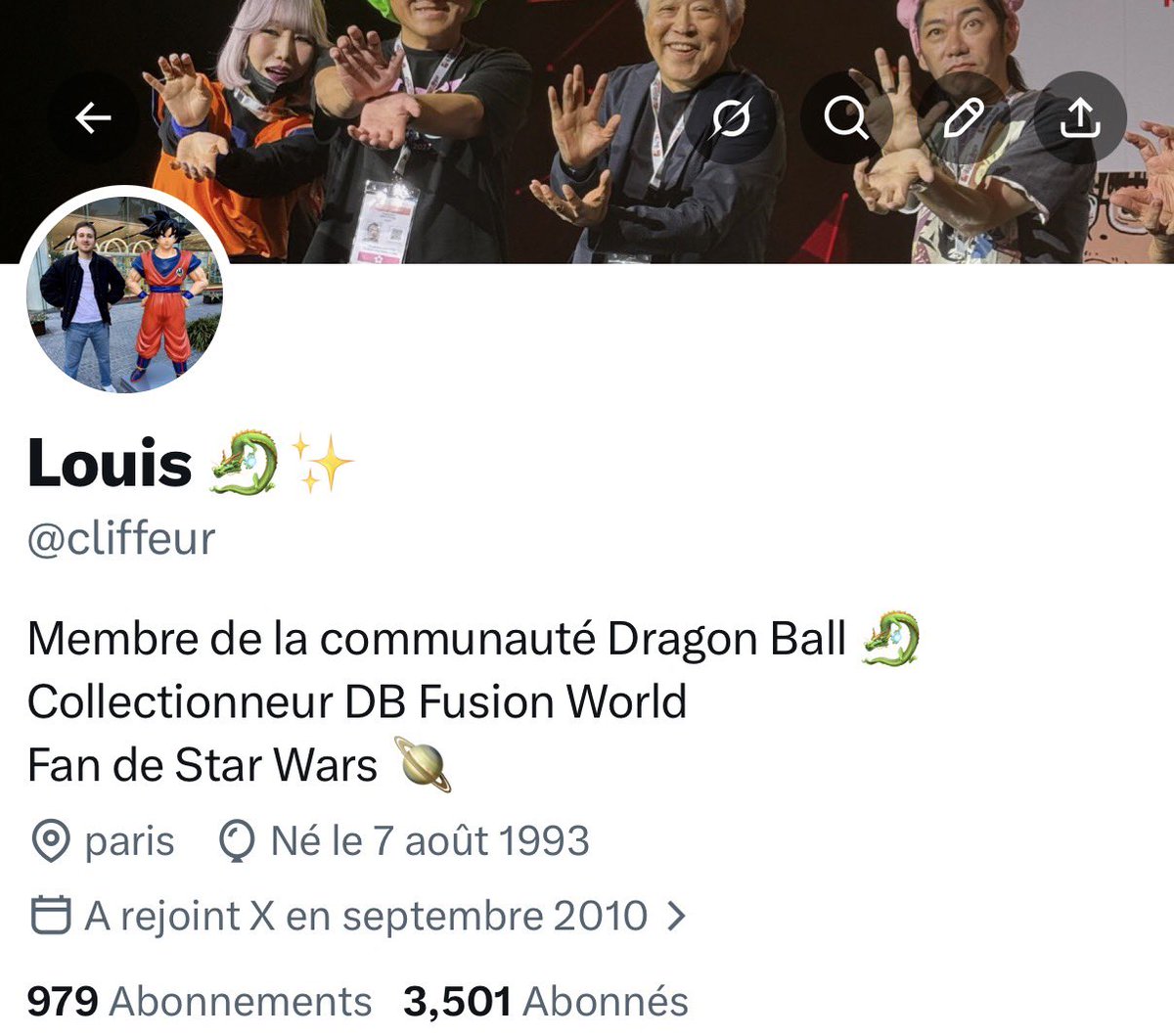 cliffeur's tweet photo. Merci pour les 3 500 abonnés, les amis ❤️
Désolé, je n’ai pas été très présent ces derniers jours, j’ai quelques petits soucis de santé.

Un petit senzu et ça va repartir comme avant 😇 https://t.co/LD0OL3U2Nc