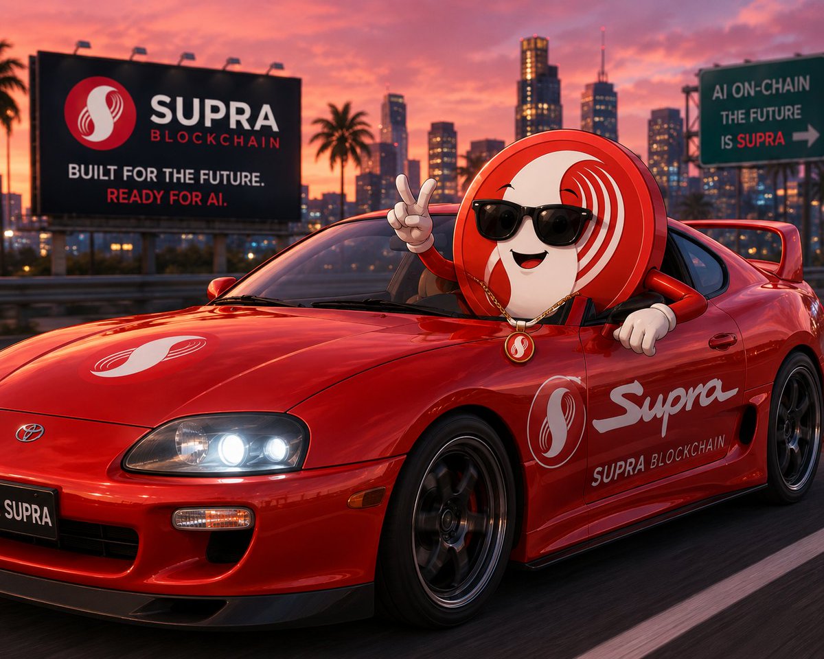 MaaziEgo's tweet photo. At current levels, a 100X move for $SUPRA would put it at roughly an $800M market cap. A 1000X move would be around $8B,numbers that aren't out of reach for a project with truly disruptive technology.

Most people still haven't taken the time to understand what $SUPRA is building. A vertically integrated blockchain with native oracles, automation, cross-chain capabilities, and infrastructure designed for the next generation of applications isn't something you come across every day.

The biggest opportunities in crypto often look unbelievable before the crowd catches on.

I'm positioning myself accordingly because I believe $SUPRA has the ingredients to become one of the biggest success stories of this cycle and beyond.

Will it happen overnight? No.

Could it become a multi-billion-dollar ecosystem? Absolutely.

Fortune favours those who spot value early and have the patience to hold their conviction.

$SUPRA

#Supra