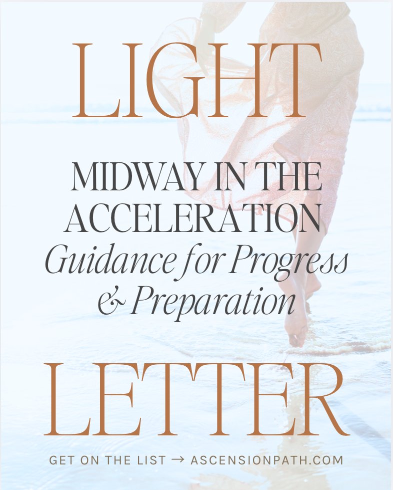 sandra_walter's tweet photo. We have arrived at the midpoint of the Three-Year Acceleration.

Thursday's  LightLetter provides clarity on what is unfolding, and a free guidebook  to self-evaluate your path and Ascension process.

Sign up for the free weekly LightLetter with resources like this at  https://t.co/YZHN0U4q1q

Check your inbox filters.

Because #Ascension