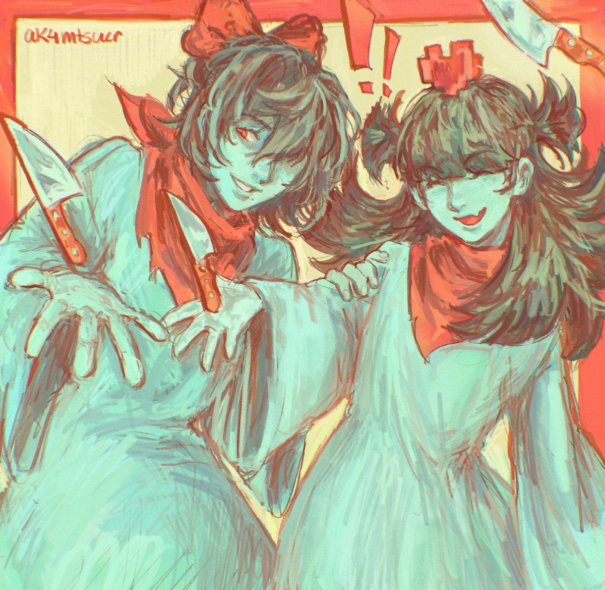 ak4mtsucr's tweet photo. twinning #DELTARUNE https://t.co/374qs7KzYR
