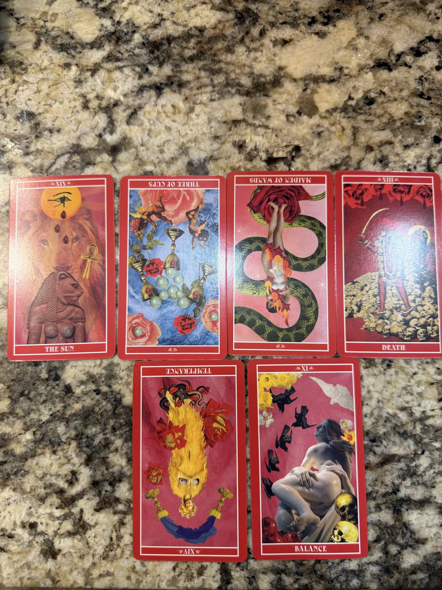 stormyfleur's tweet photo. Tarot card pull for Virginia Giuffre. SHE DID NOT END HER OWN LIFE. Not even her own family believes she ended herself, instead that “they” got her. JUSTICE FOR VIRGINIA GIUFFERE. The last card I pulled “balance” is Justice. Justice will be served for this sweet woman. https://t.co/KNM30gDUJa