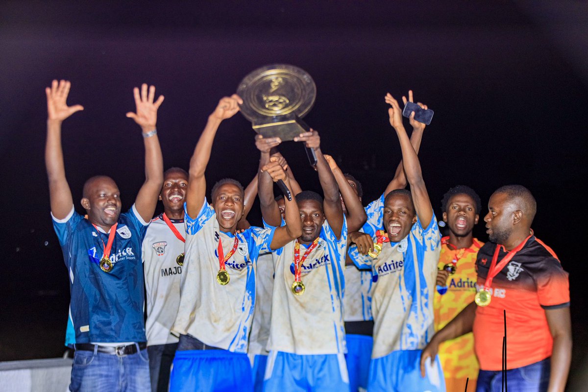 majojofc's tweet photo. CHAMPIONS! 
Majojo FC conquered the Fr Mukama Tournament and we did it in style! ⚽🔥
From the first whistle to the final roar, our team showed heart, hustle, and pure joy. This victory isn’t just ours — it belongs to every teammate who fought, and every dreamer who believed https://t.co/wKWoOXv22c