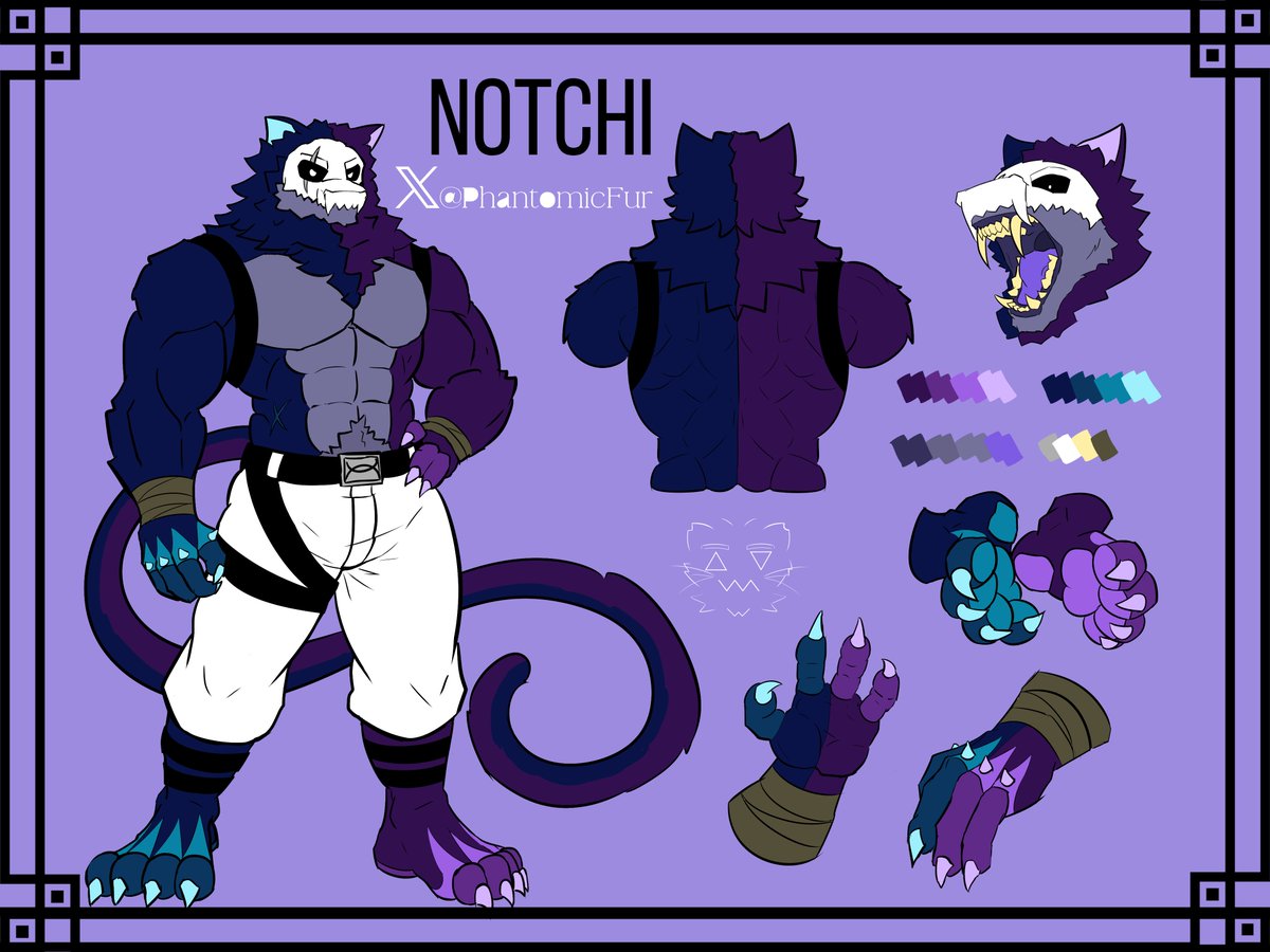PhantomicFur's tweet photo. NOTCHI IS NOW FINALLY READY FOR ARTFIGHT!!
#Artfight #Notchi #art https://t.co/kzvwsuRq64