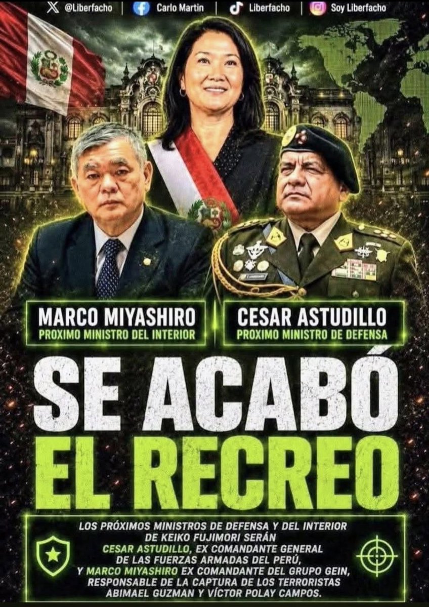 JuanVillaran18's tweet photo. Buena elección.

Se prioriza por un lado la planificación, la inteligencia, la investigación y un combate eficaz contra el crimen.

Por el otro la importancia de un equipamiento adecuado y moderno a nuestras FFAA, refuerzo de nuestras fronteras y coordinación efectiva de apoyo a la PNP.

Con los ajustes que se requieran al PG...BIEN!