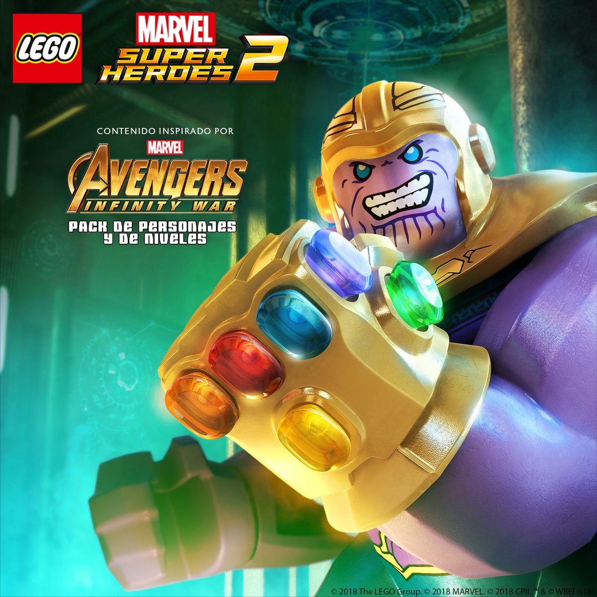 Manny8tv's tweet photo. @TwitchES El guantelete del infinito de Lego Marvel Súper Heroes 2 y poder usarlo para terminar la tarea de Thanos. https://t.co/cTq2rNJdmE