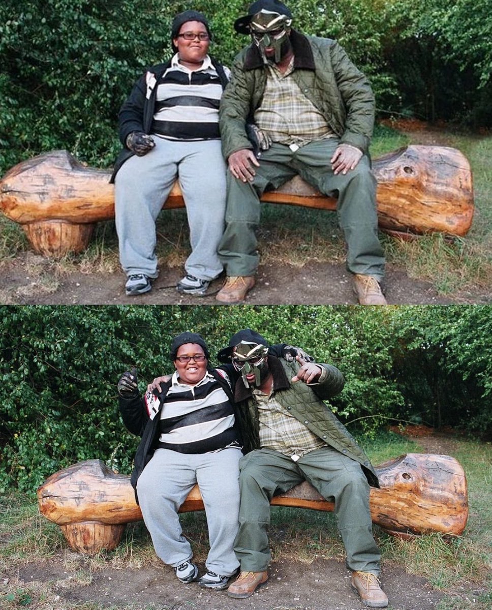 Shtreetwear's tweet photo. MF DOOM and his Son for Intersection Magazine https://t.co/GdmLn1oDBV