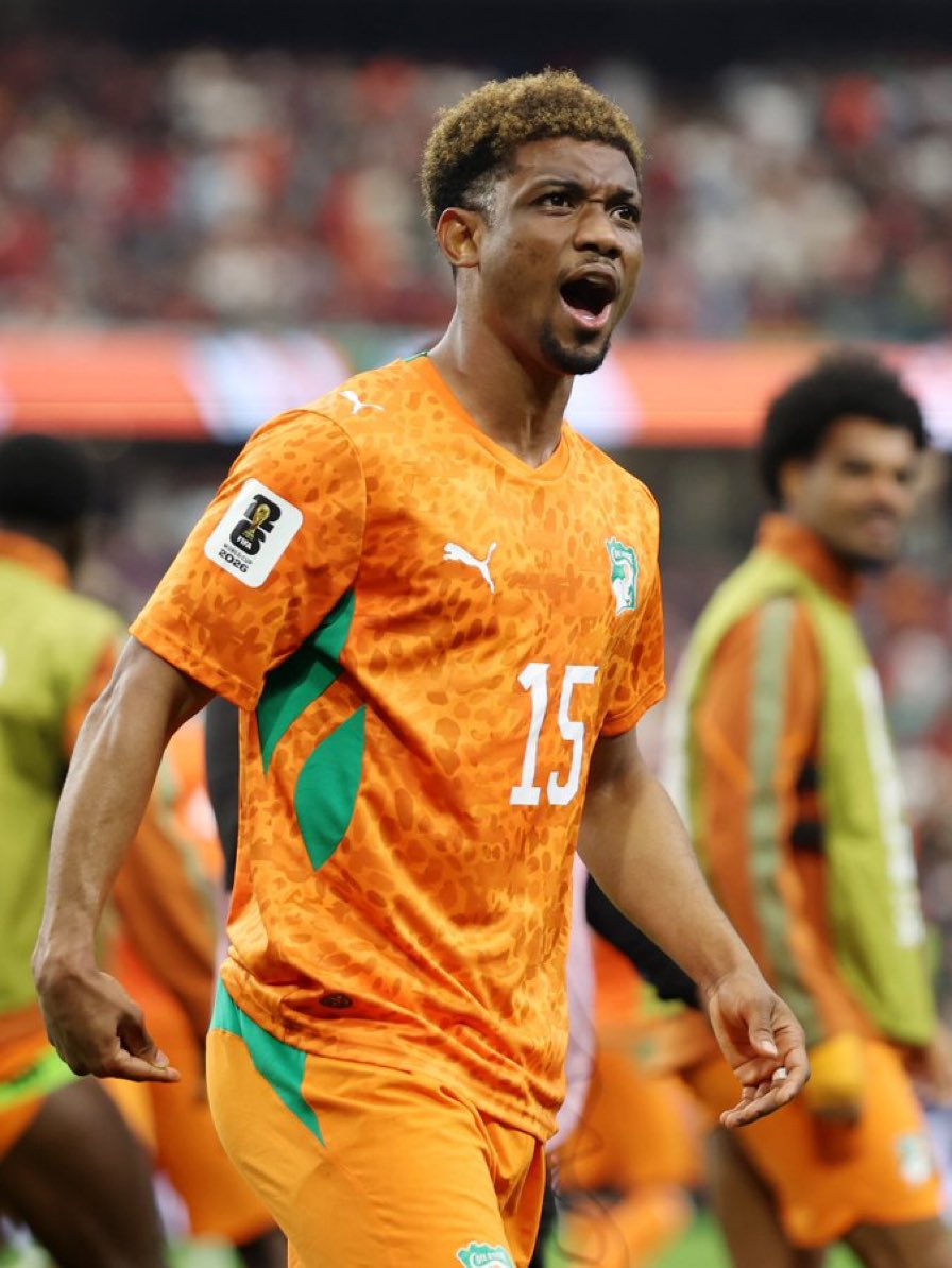 SBF000001's tweet photo. 🚨🌍🇨🇮 Amad Diallo does it again for Ivory Coast! ✨🔥
It’s his second FIFA World Cup goal, and what a finish it was! The Ivorian star steps up on the big stage once again when his country needs him most. 🧡⚽👏 #SportsOG https://t.co/LIfs6V9ibr
