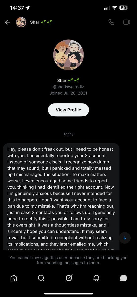 coffictional's tweet photo. hi!!! it’s been a while, hope everyone is well! 

be careful when mutuals dm you out of nowhere about having reported your account on twitter! https://t.co/sZDr6pm0E9