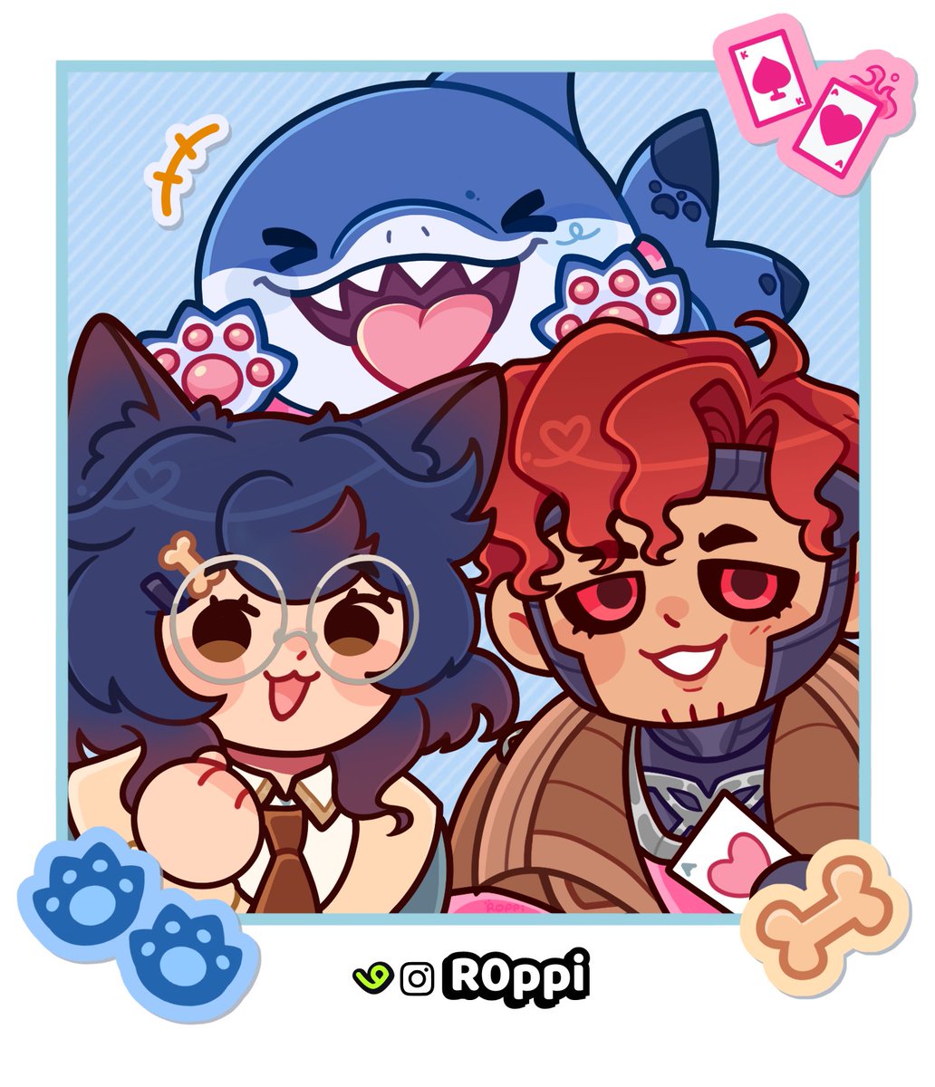 R0ppi00's tweet photo. Polaroid commission I made for @ / Wolfmou on Vgen! ✨️💕 
#vgen #commission #vgencomm #artmoots https://t.co/hBPmerVjq9