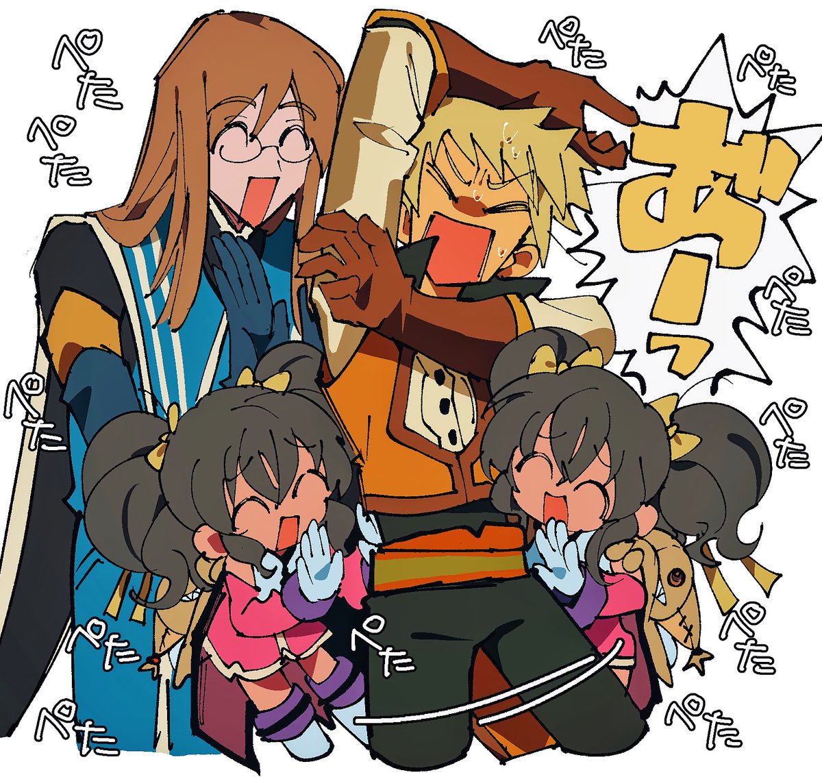 grgrton's tweet photo. ぺたぺた祭り https://t.co/97Y9TBkjw8