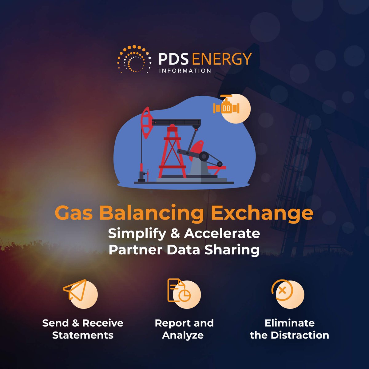 PDS_Energy's tweet photo. PDS Gas Balancing Exchange gives teams a simpler way to manage and share the data owners need.
Learn more:
https://t.co/RkbdLVbn8d

#GasBalancing #Energy #OilAndGas #DigitalOilfield https://t.co/EC5RfoE73T