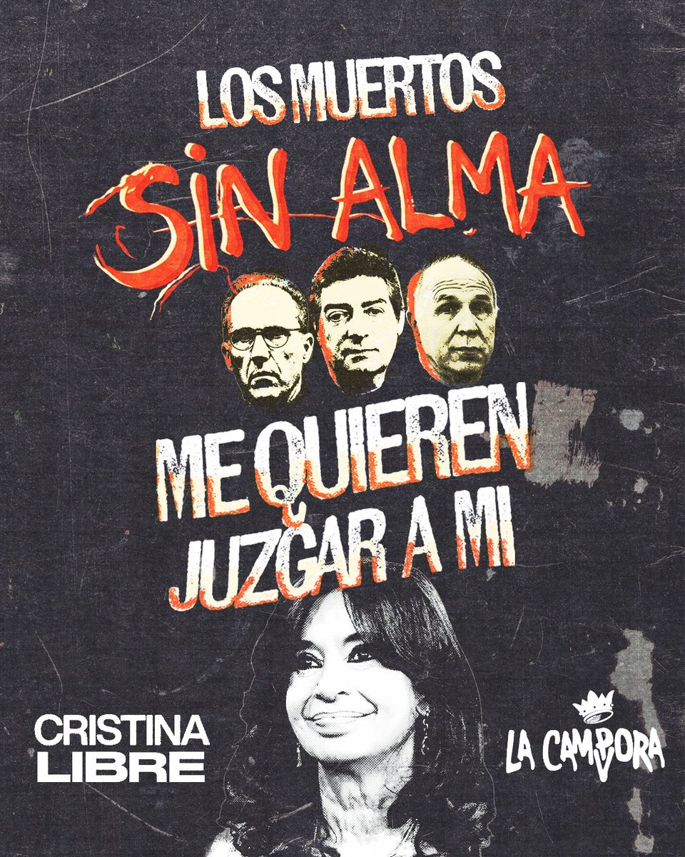 la_campora's tweet photo. Por Argentina, por Cristina. Sumate a militar, en todo el país.

🌐 https://t.co/VFTBcifu5o

#CristinaLibre https://t.co/1QLVfzu3co