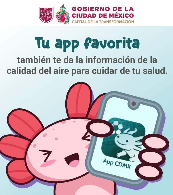 locatel_mx's tweet photo. 📲 La #AppCDMX te ayuda a mantenerte informado.
Consulta la calidad del aire en cualquier momento y planifica tus actividades con mayor tranquilidad. 🌬️ https://t.co/tZ3wx0NMKA