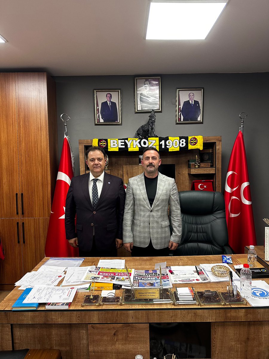 ulkutekistanbul's tweet photo. Ülkü-Tek İstanbul İl Başkanımız Sn. Burhan Erdemli ve İl Yönetim Kurulu Üyelerimiz ile birlikte, MHP Beykoz İlçe Başkanı Sn. Mehmet Gündoğdu’yu ziyaret ettik.

Ziyaretimizde, önümüzdeki dönemde hayata geçirilmesi planlanan projelerimiz hakkında karşılıklı istişarelerde bulunduk. Misafirperverlikleri için kendilerine teşekkür ediyor, yeni görev dönemlerinde başarılar ve hayırlı hizmetler diliyoruz.

Ayrıca, MHP Beykoz İlçe Yönetiminde görev alan Ülkü-Tek İstanbul İl Yöneticilerimiz Sn. Ramazan Doğan, Sn. Barış Emre Demiröz, Sn. Yücel Uzunselvi’ye ve tüm yönetim kuruluna görevlerinde üstün başarılar diliyoruz.

Birliğimiz ve beraberliğimiz daim olsun. 🇹🇷

#ÜlküTekİstanbul
#MHPBeykoz