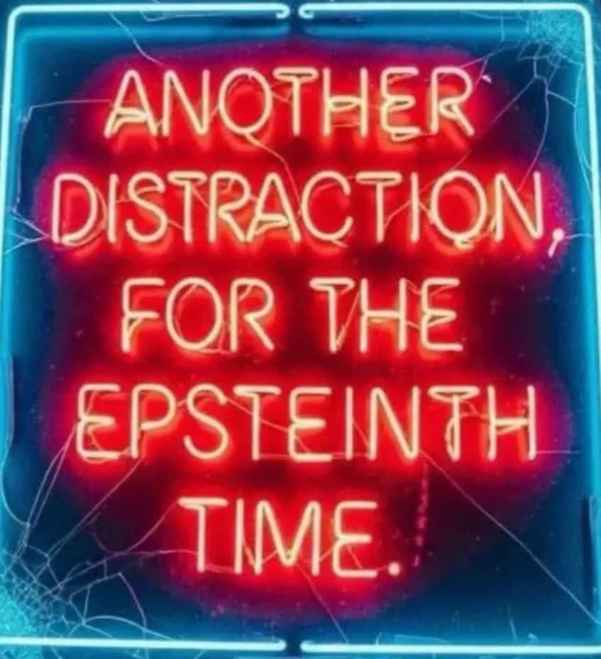 CheribirdCanFly's tweet photo. @sarrah_bellus It's all another act.

Don't let it distract you from the Trump-Epstein files. https://t.co/6FbAinxJ32