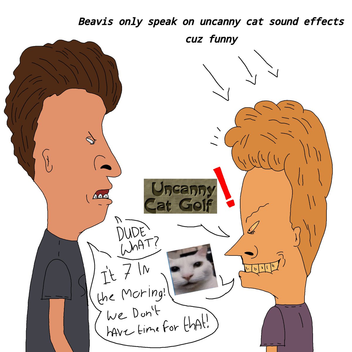 Finn_Binn1's tweet photo. This probably doesn't make sense since I posted the comic on Tumblr so ima share it here too so it makes sense! If anyone has questions then uhh yeah feel free to ask in stuff! (Bonus panel too!!)
-
-
-
#bbhtwt #bnbhtwt #beavisandbutthead https://t.co/JqSg8ndTO1