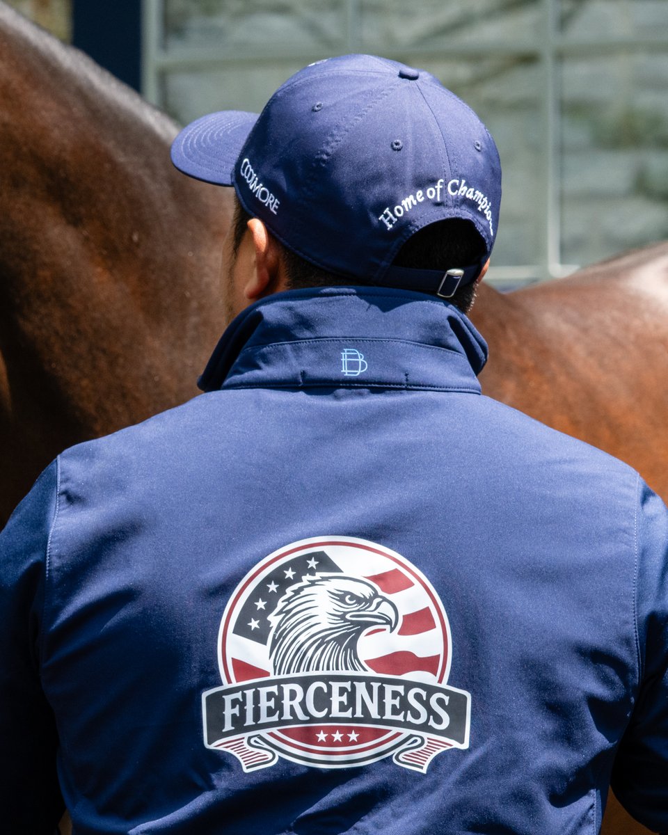 coolmoreamerica's tweet photo. Red, White &amp; Fierce. 🇺🇸

Happy Fourth of July from all of us at Coolmore America.

#CoolmoreSires #HomeOfChampions #Fierceness https://t.co/RqNnDSbC10