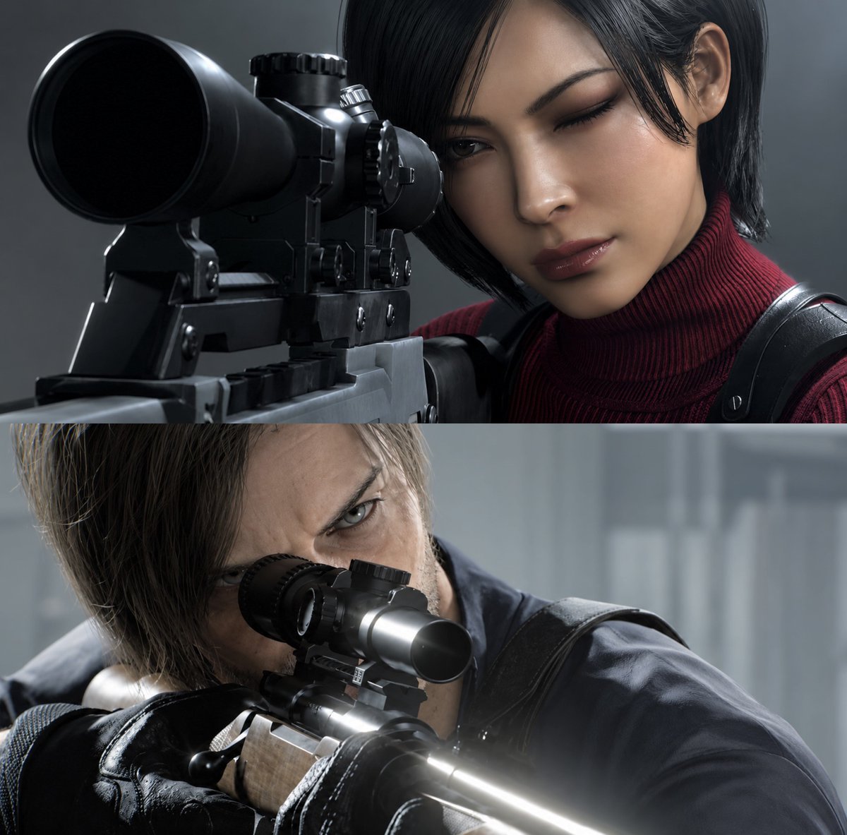 fatiimaabdou's tweet photo. ADA RE4 X LEON RE9 https://t.co/bSyBJDW4jq