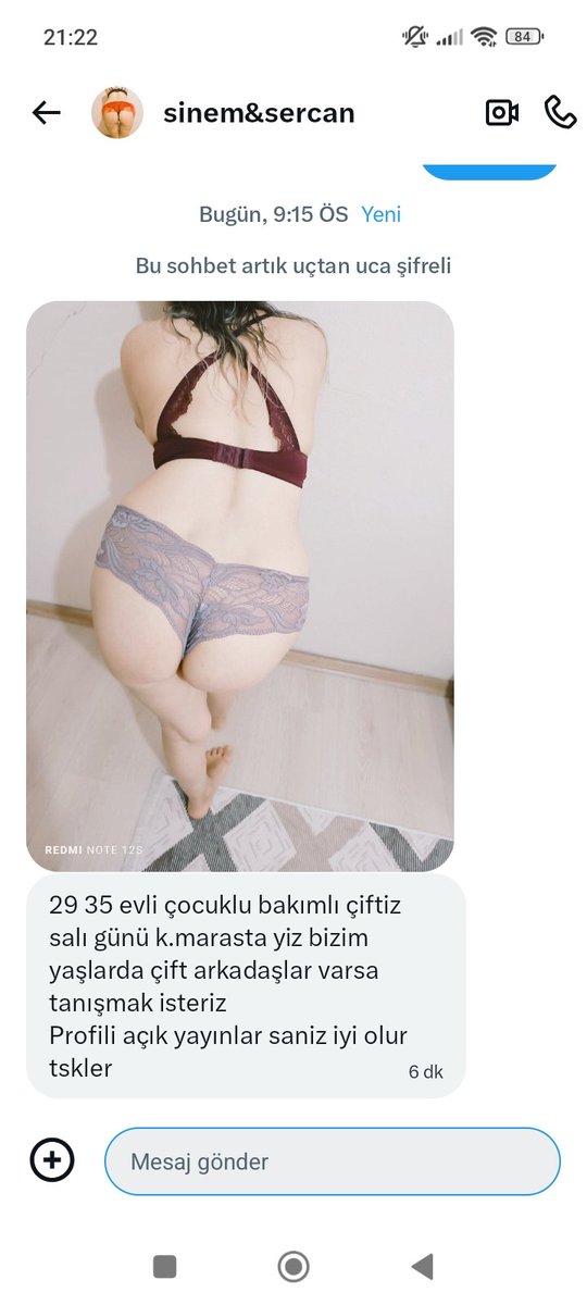46itiraf's tweet photo. Maraş tan evli çift takipçimiz https://t.co/B6TlgTPMYi