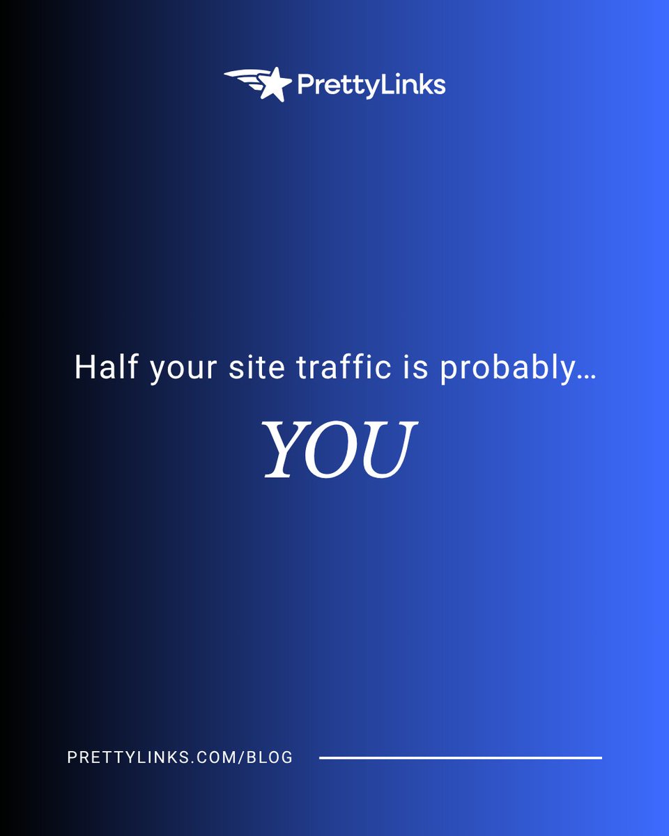 prettylink's tweet photo. More traffic isn't the goal — the right traffic is. For an affiliate site, high-quality traffic is the reader who searched "best running shoes for flat feet," landed in research mode, and is one click from buying.

That's the visitor who clicks your link and converts, while a thousand random browsers just pad your dashboard and leave.

👇 What's been your best traffic source so far?