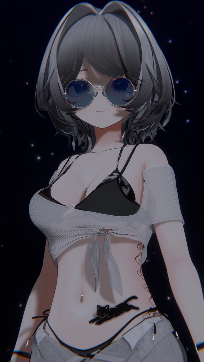 Sky64201's tweet photo. 早めのおはツイ
夏リナシータにたとーいれました⚫️
あとへそピがいい感じ https://t.co/VHW8sccaGs