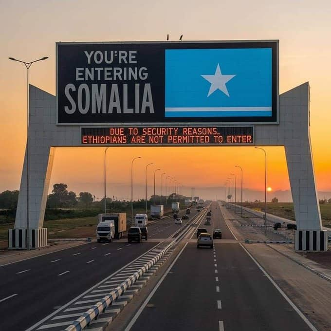 UGSP2's tweet photo. 🇸🇴 Somalia is building the biggest border wall in Africa. Ethiopia and Kenya will pay for all the costs. https://t.co/x44tDjnRWh