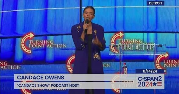 NneBryteM's tweet photo. @ConservativeKFC @RealCandaceO @ProjectConstitu 2024. Candace and Charlie toured together. She also spoke at the YWLS 2024. @charliekirk11 + @RealCandaceO were friends till Charlie's untimely end https://t.co/Apv4ypsFfR