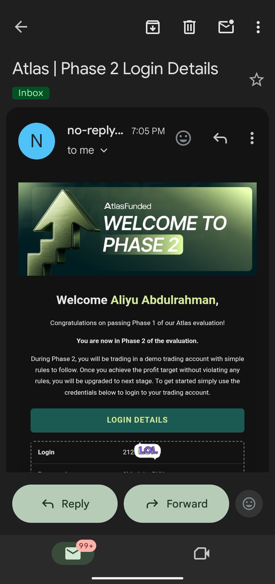 Flex_Fx01's tweet photo. Phase 1 passed ✅ on my $10k 2 step @atlasfunded let's move to the phase 2 with no rush no chasing trades only displine &amp; risk management matters 📌@speedouFx  ❤️         $Focus 🧑🏼‍💻 https://t.co/2DQLQOjhYZ