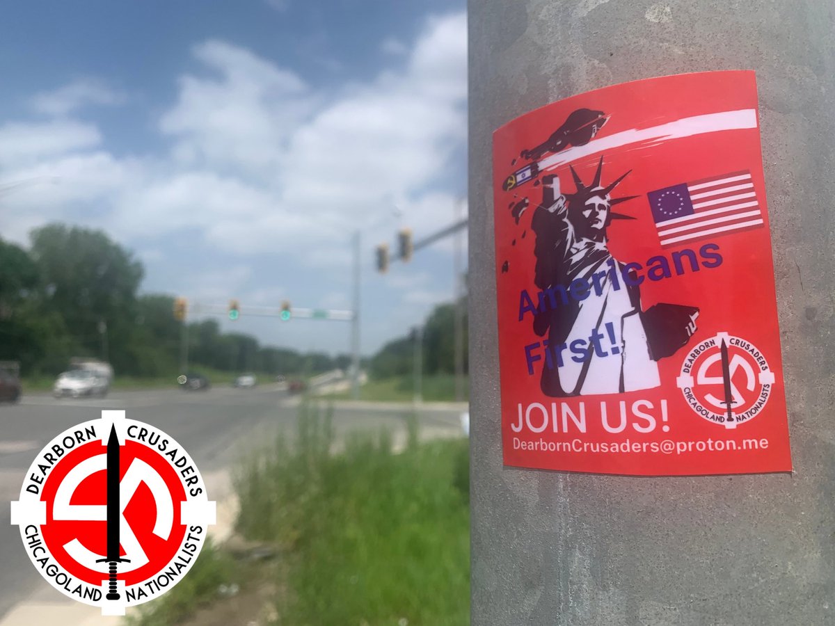 DearbornCruNats's tweet photo. Dearborn Crusaders distributed nationalist material in Willow Springs, Illinois! ⚡️🗡️

Get Active! Join Us!
DearbornCrusaders@proton.me https://t.co/9Vbh5RYXCM