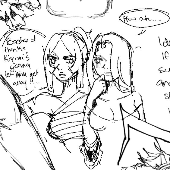 kiiddori's tweet photo. Have I shared these? I dont remember if I did. Some Doodles i did months ago of some OP ocs of mine and one of my friends. His OC is the guy with horns #ONEPIECE #optwt #rkgk https://t.co/g9zvd61OQx