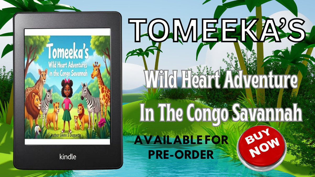 beacon_litae's tweet photo. 🦓🌿 Adventure is calling!
Tomeeka's Wild Heart: Adventures in the Congo Savannah is a heartwarming journey of courage, friendship, and wildlife.
📚 Read the Kindle edition today.
🎧 Audiobook coming soon!
#ChildrensBooks #MiddleGrade #KidsBooks #ReadToKids #AdventureBooks https://t.co/mgL1JQwKPG