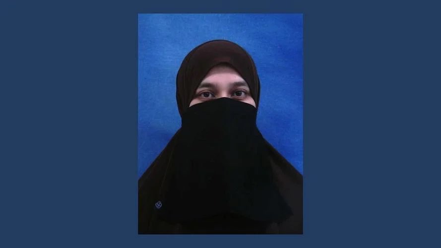 semperfifemale's tweet photo. An open records request was done by the journalist who interviewed me on the article that I posted earlier. This is the official school ID photo for Nishat Kayum the ELA teacher that was just hired at Duluth high school in Gwinnett County Georgia. People scream about school safety but how the hell do you know who’s really walking up in the school with this garb on? There’s no way to defend this. ￼