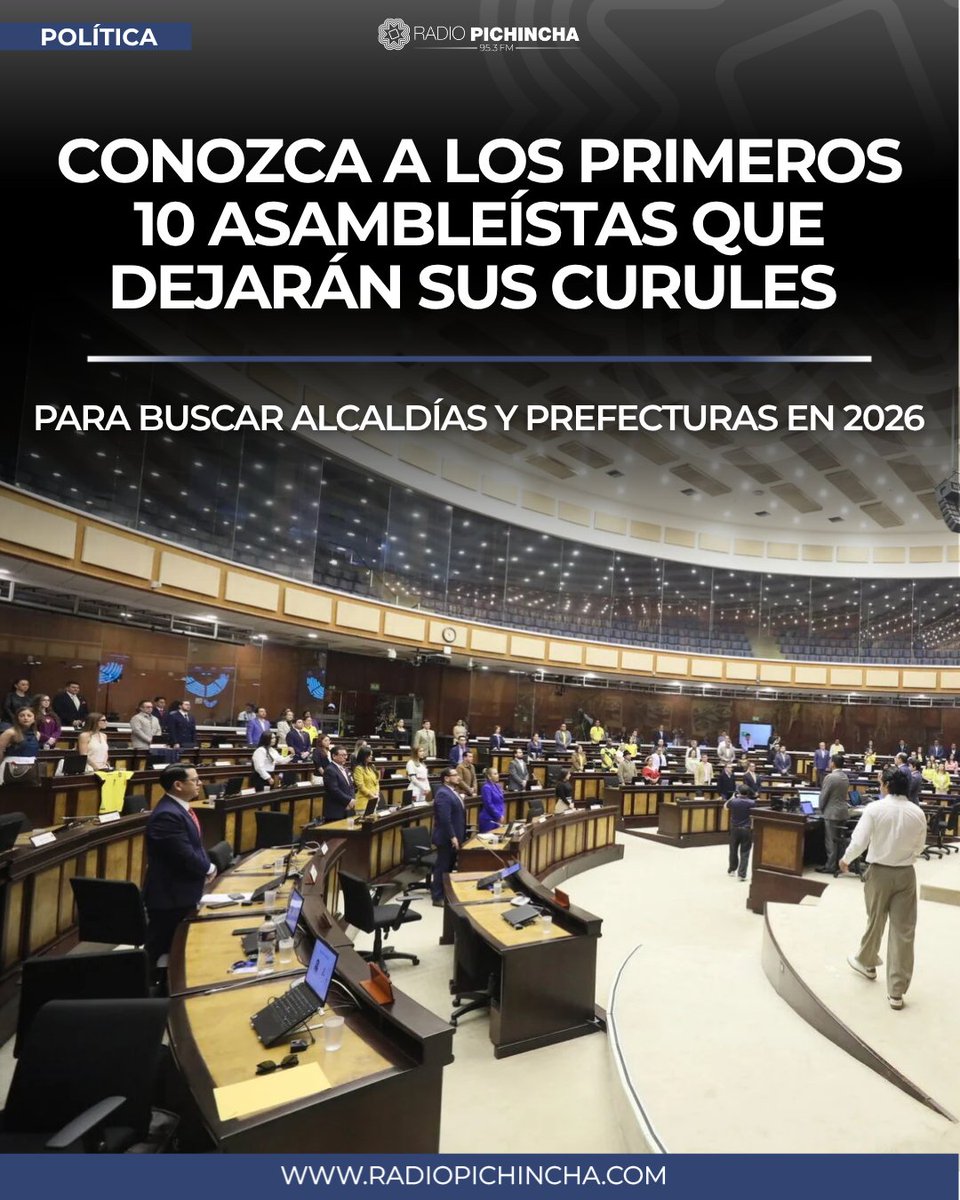radio_pichincha's tweet photo. 🏛️ #Política || A menos de dos días del cierre de las elecciones primarias, al menos 10 asambleístas en funciones han sido designados como precandidatos para alcaldías y prefecturas en distintas provincias del país.
Los detalles ⬇️
https://t.co/ZvajZfaGwU https://t.co/4vqS61qg7F