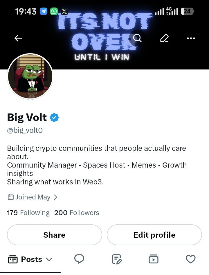 big_volt0's tweet photo. Congratulations to 200 followers.
Thank you family, lob you 👌❤️ https://t.co/3n7fBTtMXB