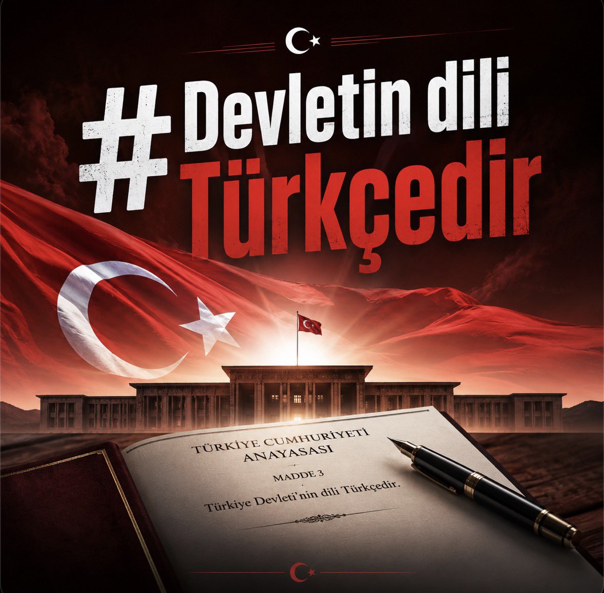 Bozkurt__3461's tweet photo. Türkçe; tarihimizin, kültürümüzün ve ortak geleceğimizin sesidir.
Devletin dili, milletin ortak bağıdır.
Ortak dil; birliktir, beraberliktir, güçlü bir Cumhuriyetin temelidir.🇹🇷
#DevletinDiliTürkçedir https://t.co/2oPWK340zq