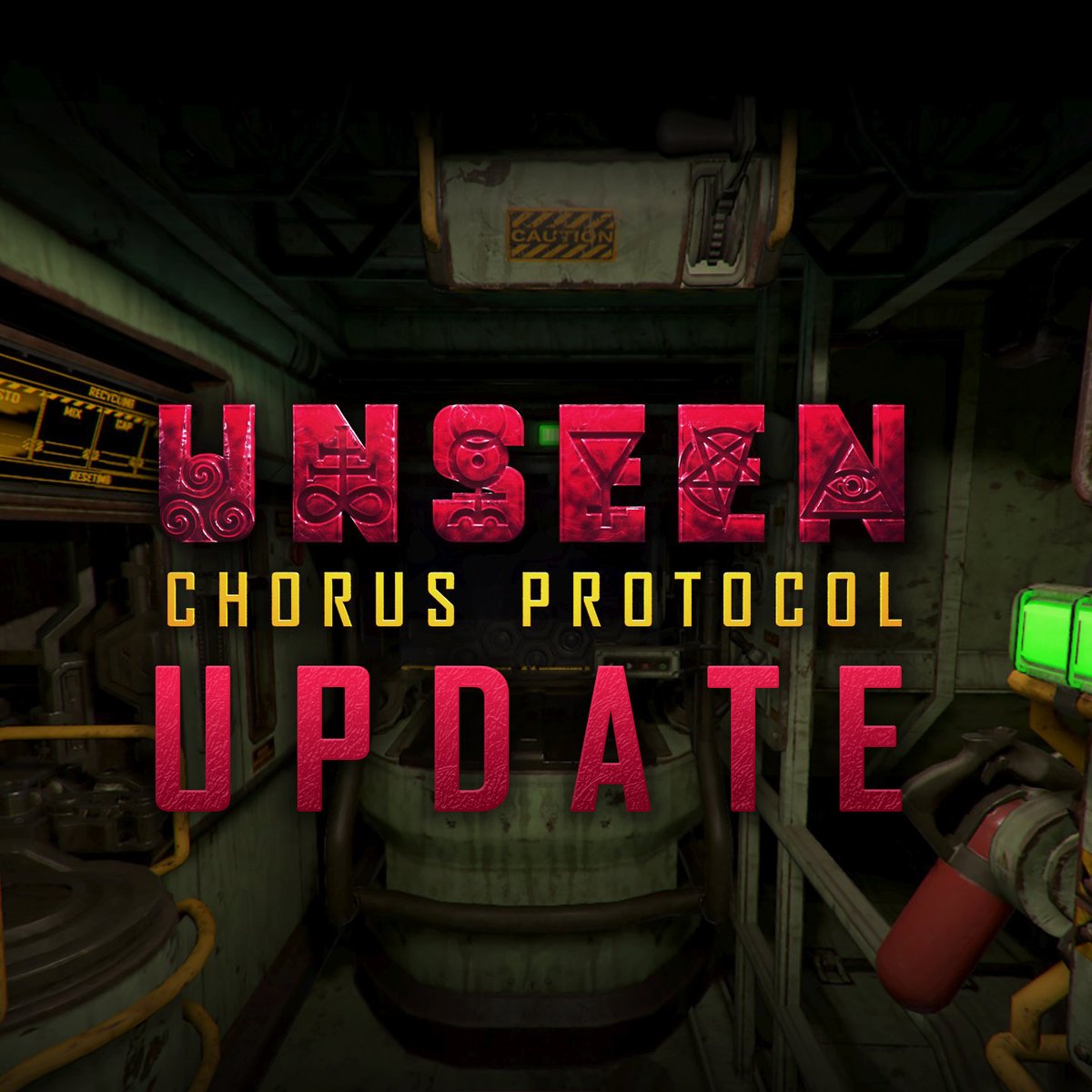 RoninVRStudio's tweet photo. 🛠️ Community Feedback Update

Thank you to everyone who has been playing UNSEEN: Chorus Protocol and sharing your thoughts. Your feedback has helped shape this update!

👁️ Gameplay Changes:

Story has been streamlined for a stronger, more focused experience.
Mission count reduced to 5 for better pacing.
Single-life mode to increase tension and immersion.
Added Anomaly Interference events.
More jump scares throughout the experience.

🎮 Quality of Life Improvements:

Added Locomotion Settings.
Added Auto Save for mission progression.
Improved Height Adjustment system.
Increased Frequency Puzzle precision and visual clarity.
Improved Button interaction precision.
Improved Dial interaction precision.

Thank you for supporting UNSEEN during development. We're continuing to polish every aspect of the experience and can't wait for you to play the latest version!

PS. Recommend Record your new first gameplay 🙈

#UNSEEN #vrgames #horror #scifi #artillery #gaming #simulator #strategy #metaquest3 #XR #vrgaming #indiegames #gamedev #indiedev