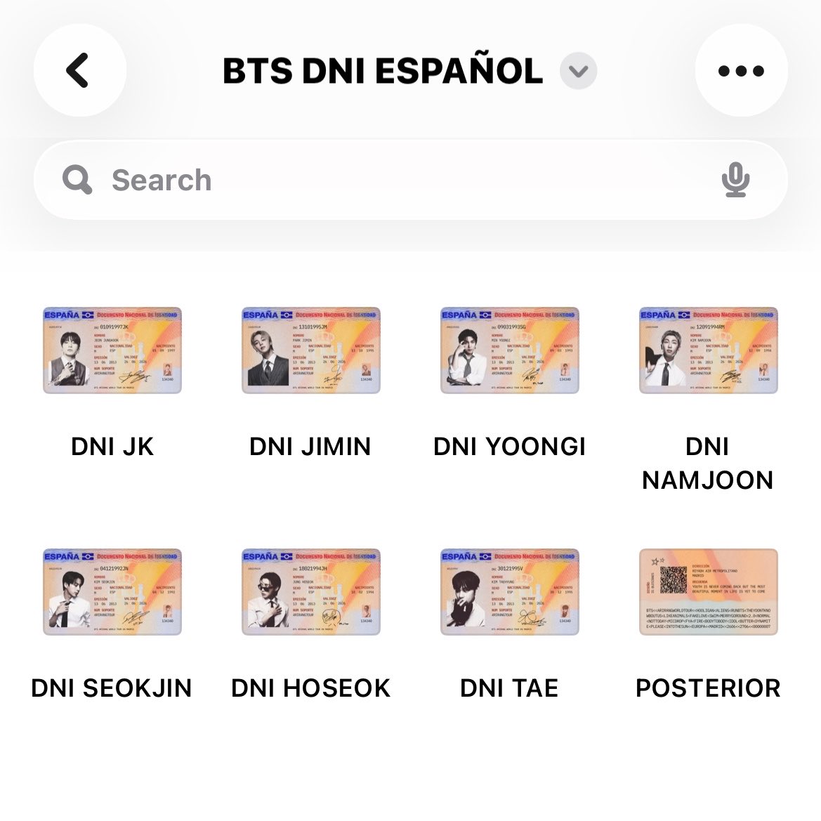 teamosugu's tweet photo. holi ya q me lo han pedido 2 unidades de persona y eso me parece mucho 😭 os dejo abajo los freebies q hice !! 

fueron dni de los bitis españoles y unos collage 🏳️‍🌈 de ultimo minuto :p https://t.co/g0gON8g3xE