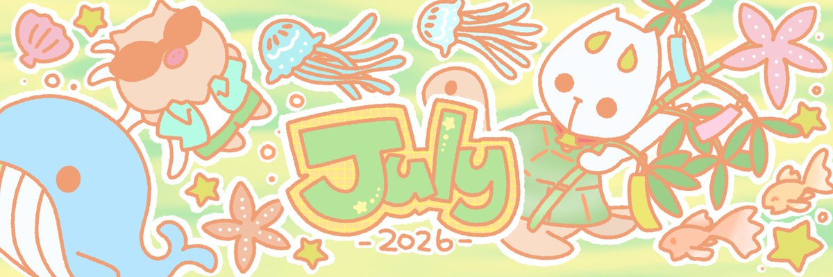 kkdesignbu's tweet photo. 〘7月ヘッダー〙

 #kudokimu https://t.co/cW7sPOJkqH