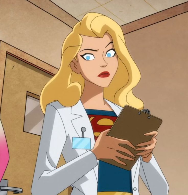 SKINSWukong's tweet photo. Remember that time Supergirl made an appearance in the Harley Quinn show as a Doctor #Supergirl #DC #Comics #DCComics https://t.co/dCuEPavMmM